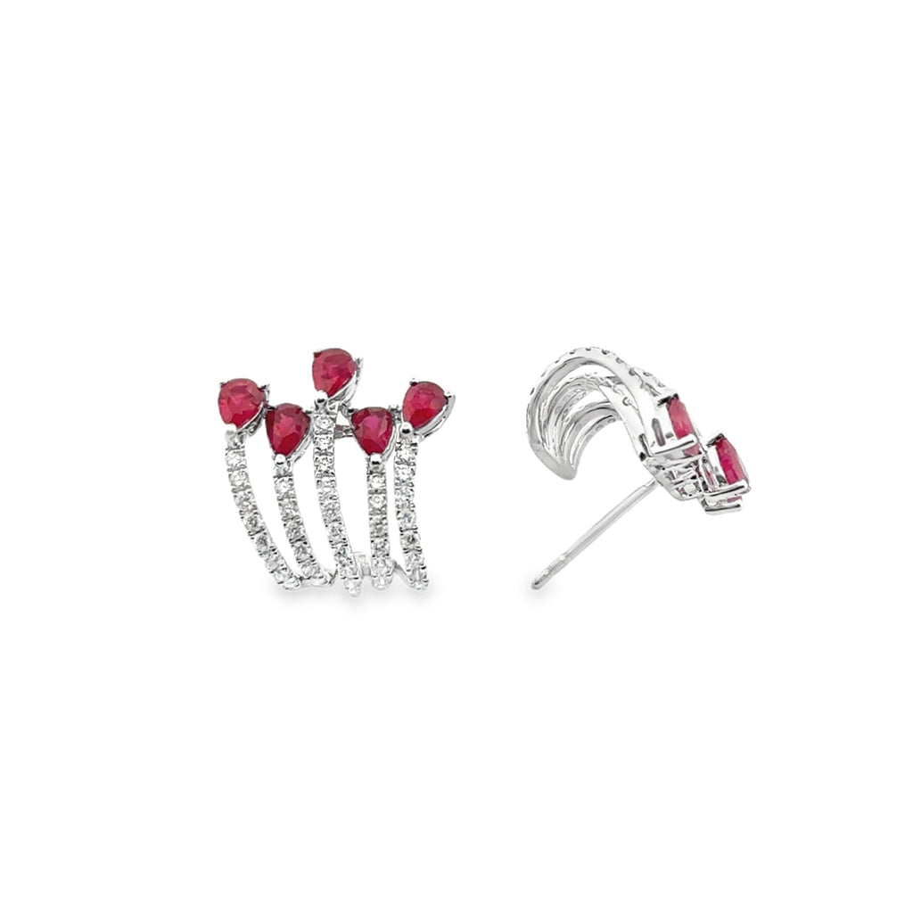 Just Diva Emeralds Earrings By Liviluxe