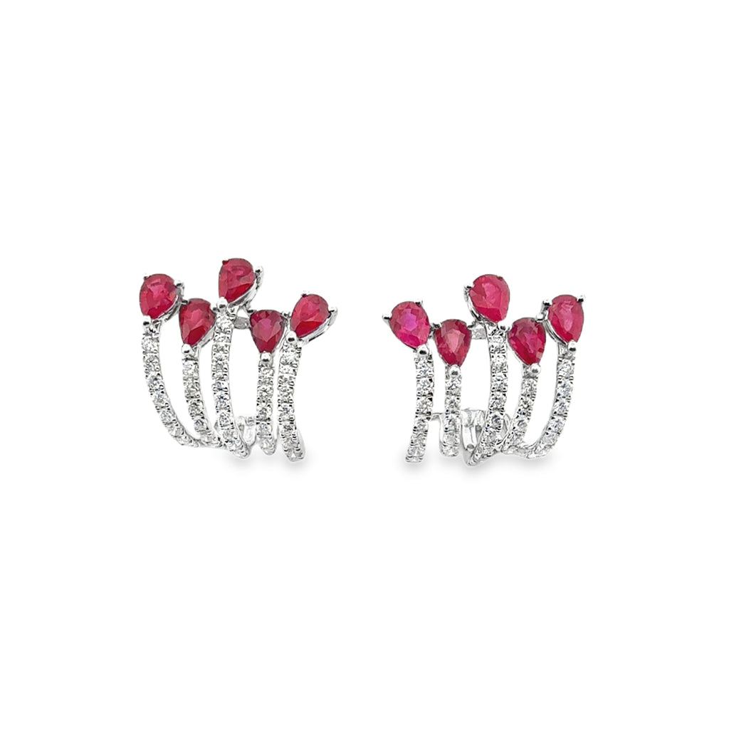 Just Diva Emeralds Earrings By Liviluxe