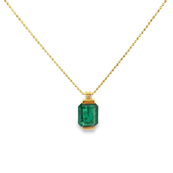 Emerald Gold Necklace