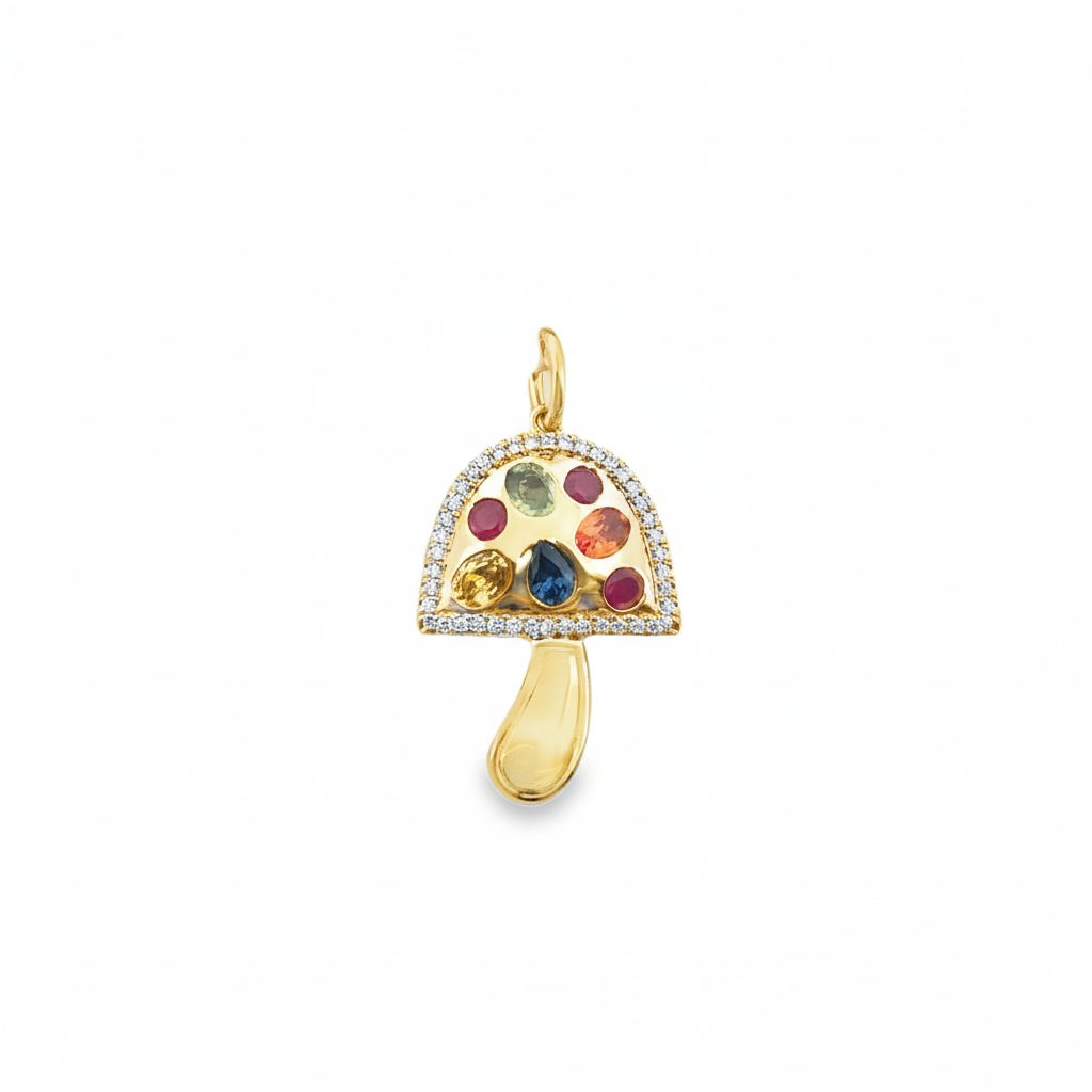 Multicolor Diamond Mushroom