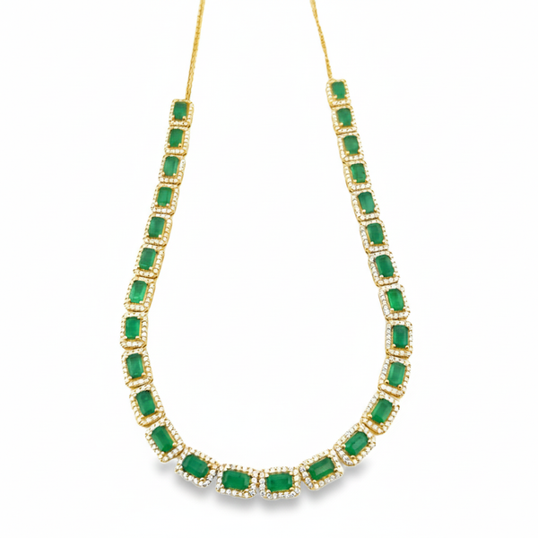 Emerald Diamond Choker