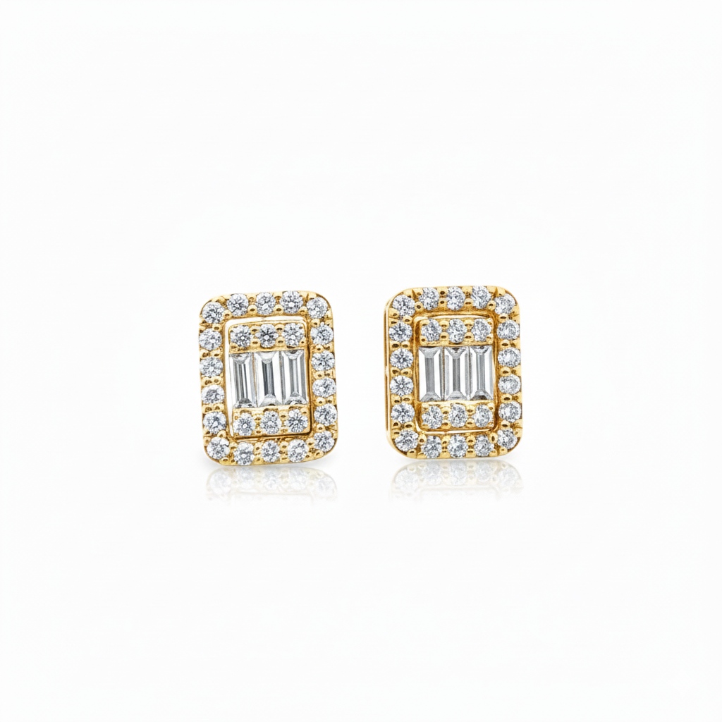 Diamond Gold Earrings