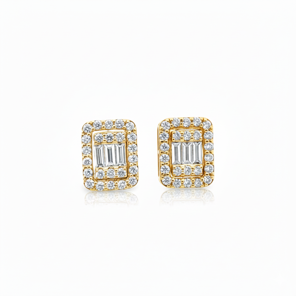 Diamond Gold Earrings