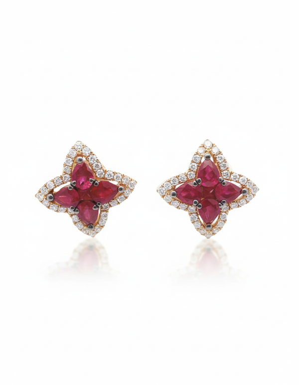 Gemflair Diamond Rubies By Gioielli Di Valenza