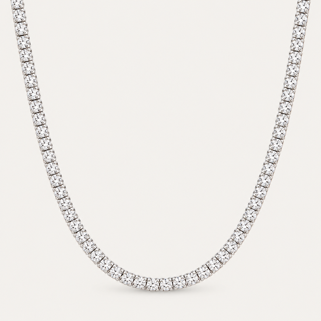 The Halston Diamond Tennis Necklace