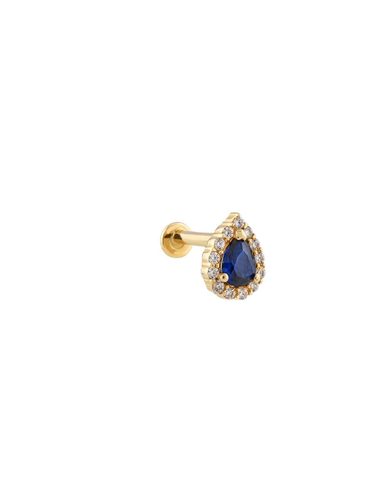 Indie Sapphire Gold Piercing