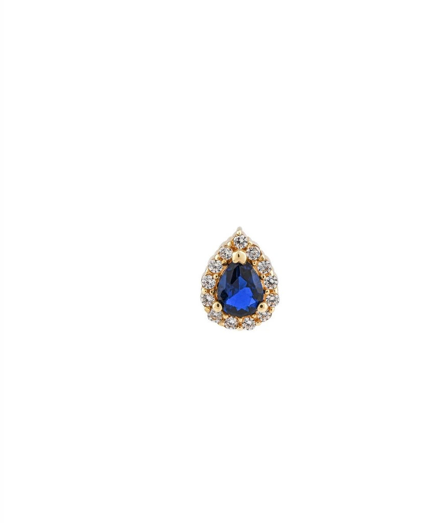 Indie Sapphire Gold Piercing