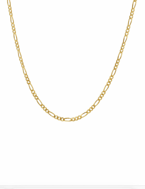 Gilded Harmony Figaro Gold Chain