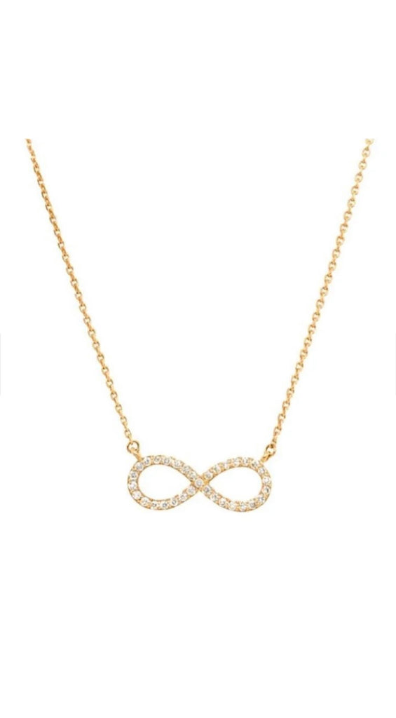 Infinity Gold Necklace By Allara