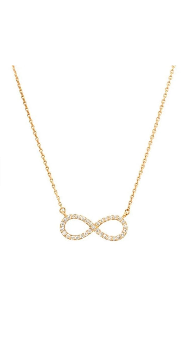 Infinity Gold Necklace By Allara