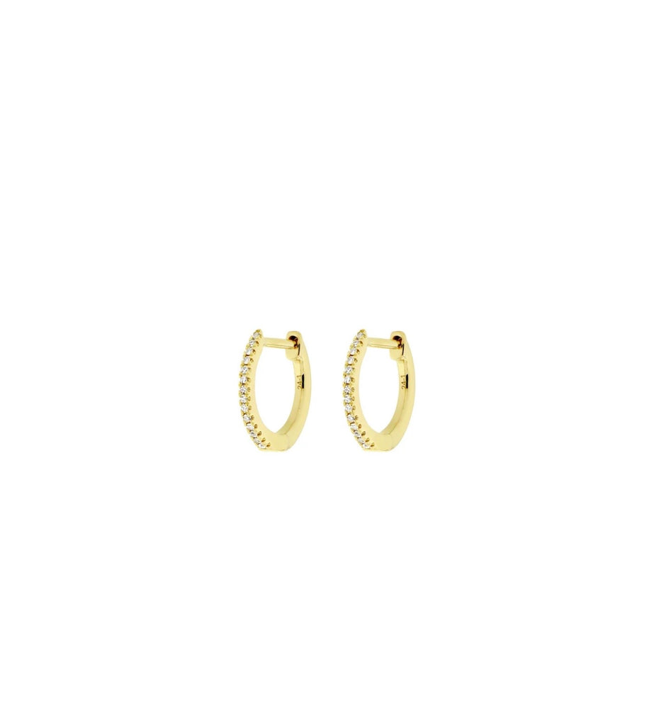 Gold Huggies By Allara