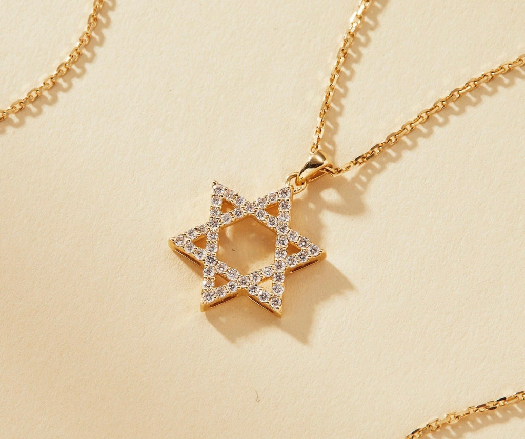 Estrella De David Gold Necklace By Allara