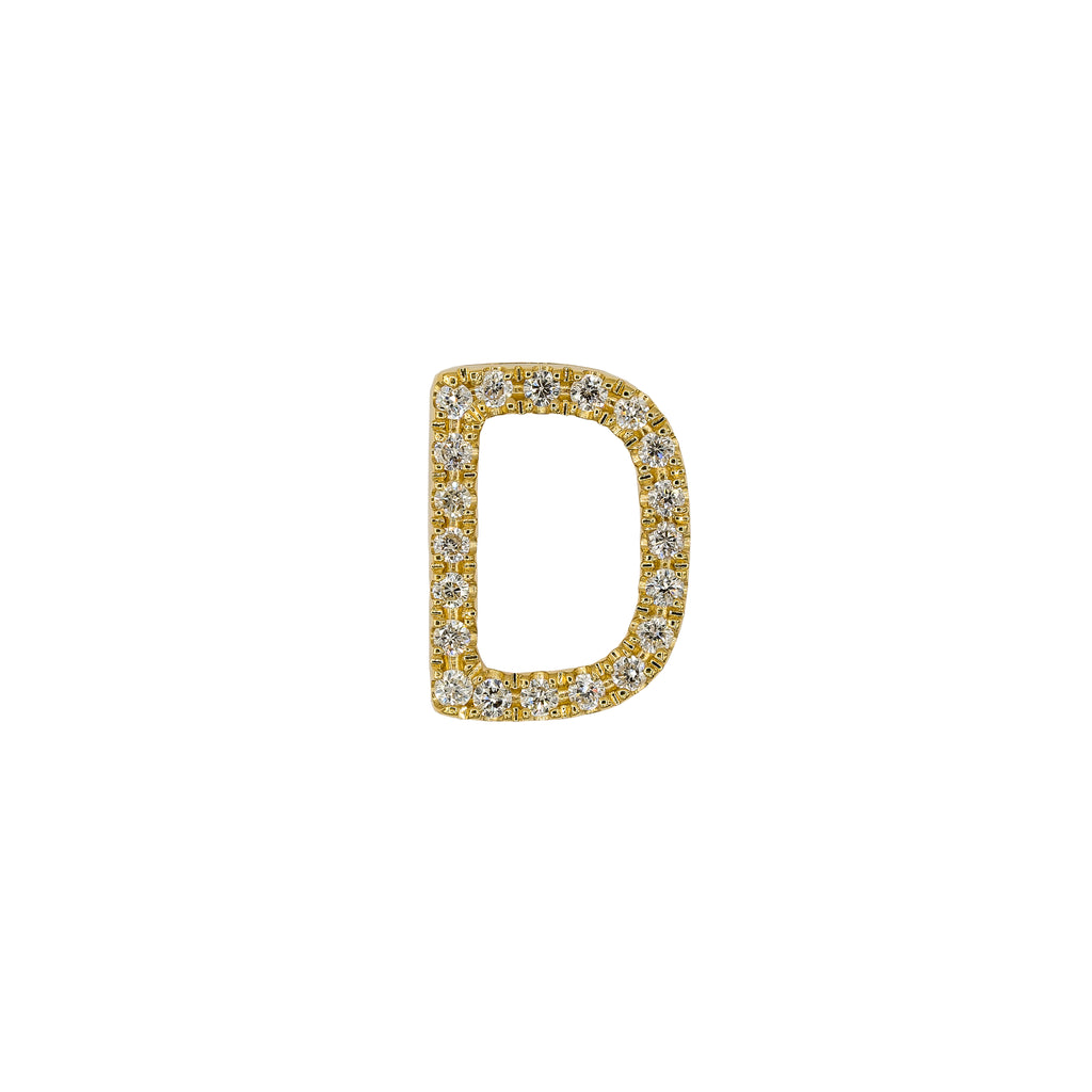 Diamond "D" Initial Charm