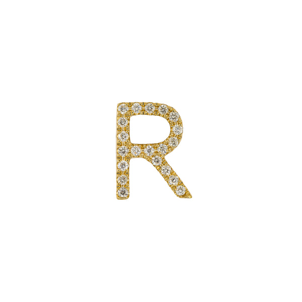 Diamond "R" Initial Charm