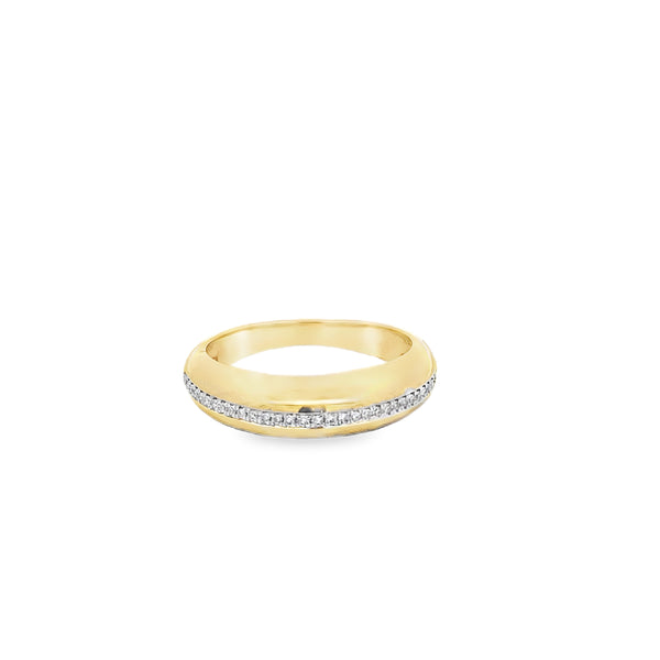 Gold Diamond Ring By Gioielli di Valenza