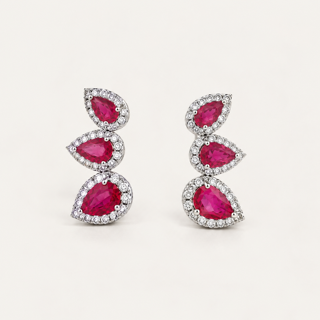 The Kiana Ruby Earrings