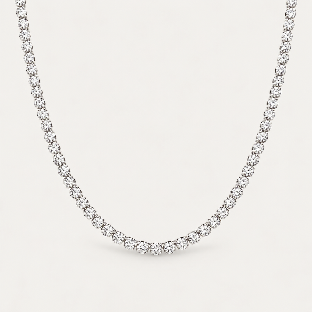 The Lucienne Diamond Tennis Necklace