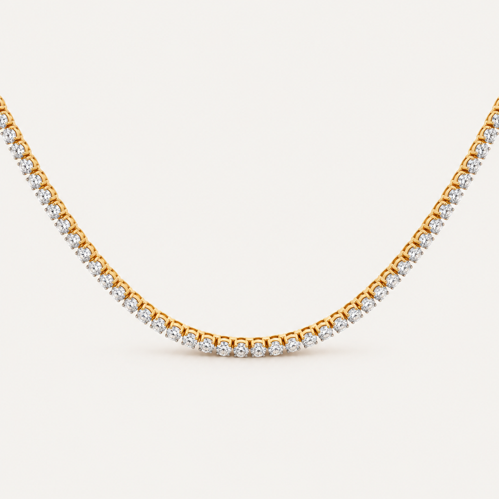 The Mercer Diamond Tennis Necklace