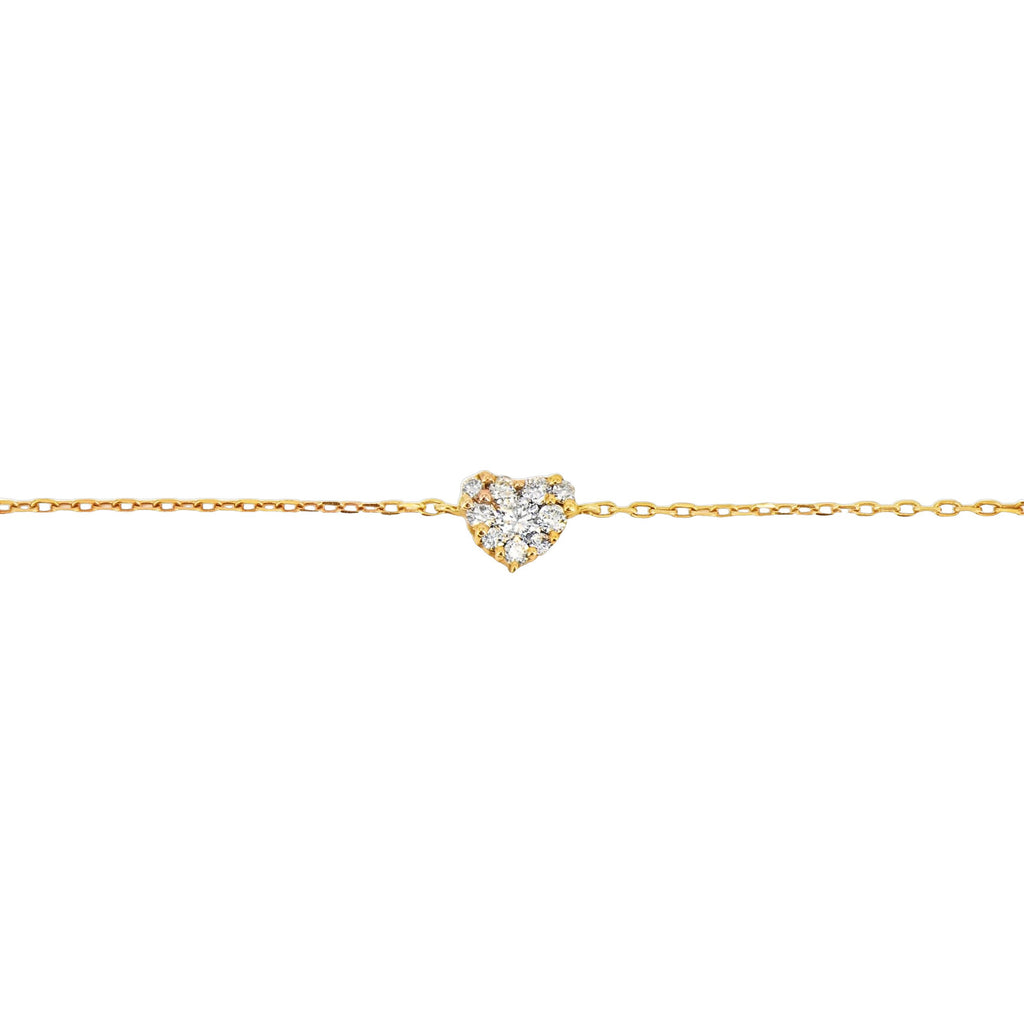 Tiny Diamond Gold Bracelet  By Gioielli Di Valenza