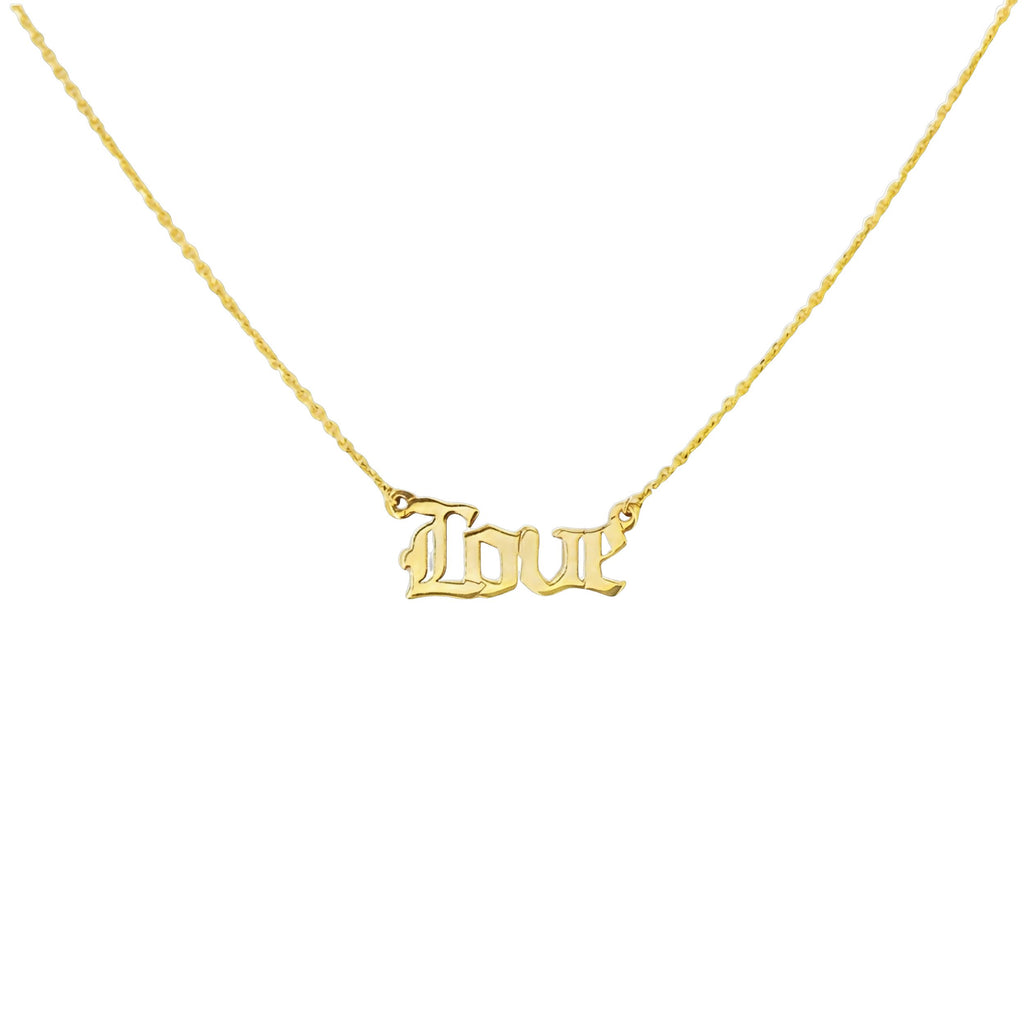 Love Gold Necklace