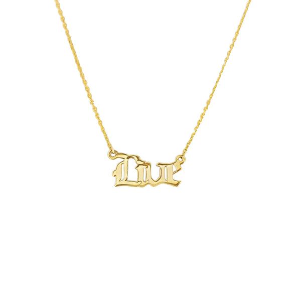Live Gold Necklace