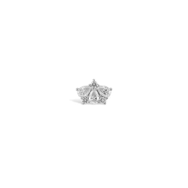 Crown Diamond Stud Piercing