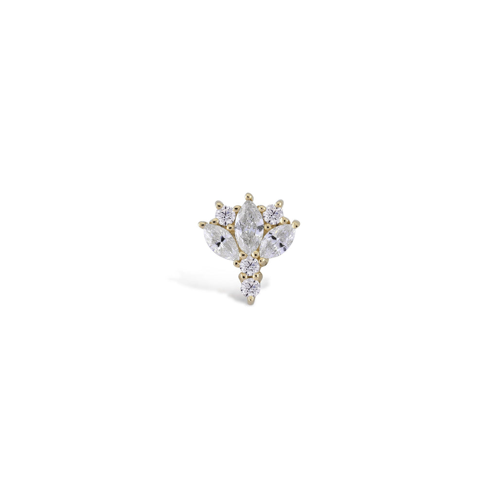 Bloomrose Diamond Stud Piercing