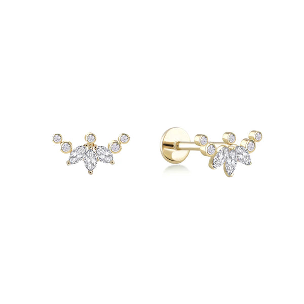 Dreamy Diamond Gold Piercing