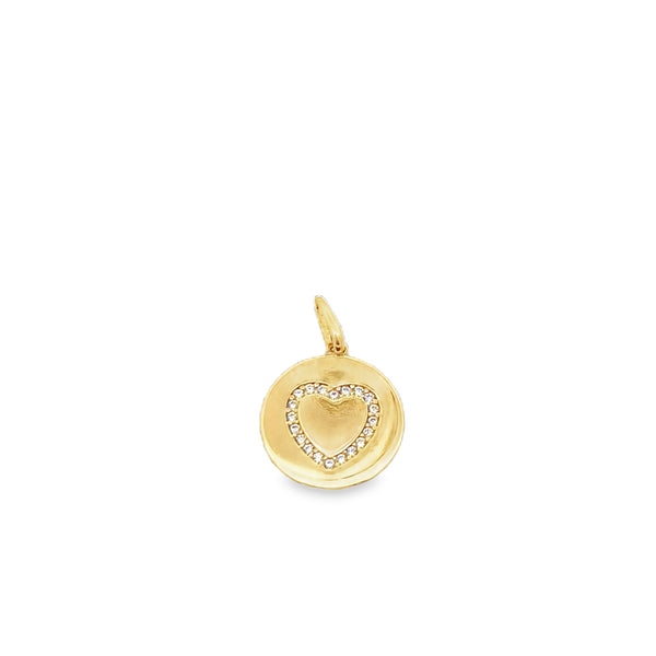 Gold Heart Zirconia