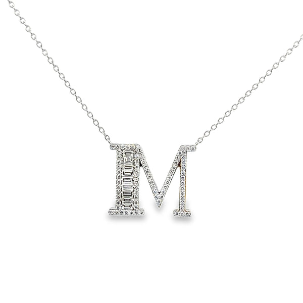 Letter M Necklace