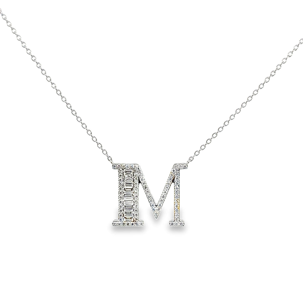 Letter M Necklace