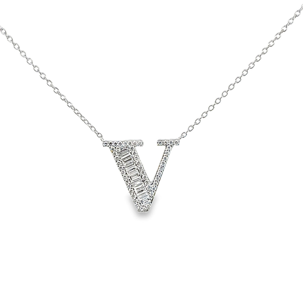Letter V Necklace