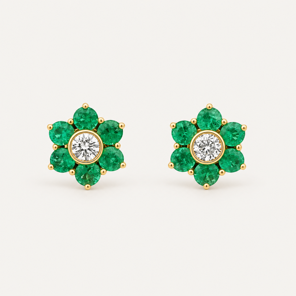 The Sylva Flower Studs