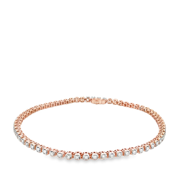 Tennis Rose Gold Bracelet