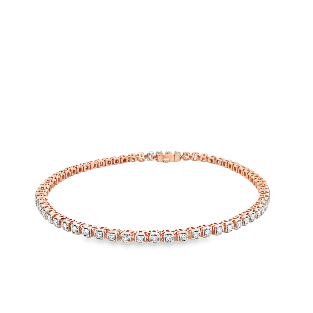 Tennis Rose Gold Bracelet