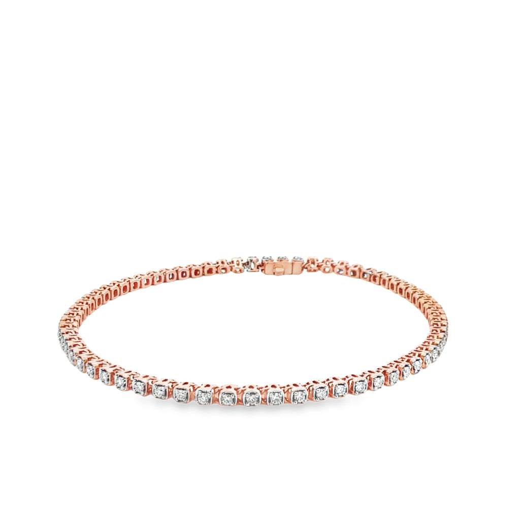 Tennis Rose Gold Bracelet