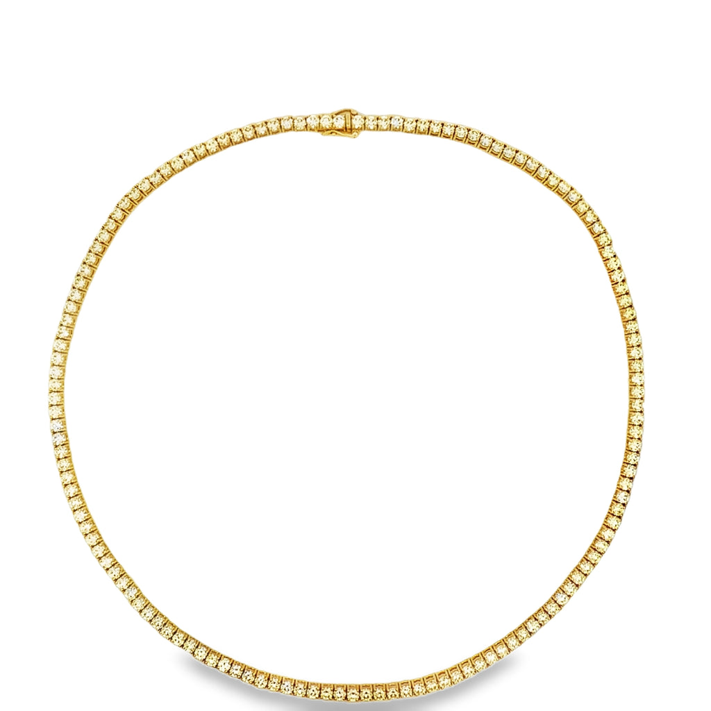 Tennis Gold Choker Necklace