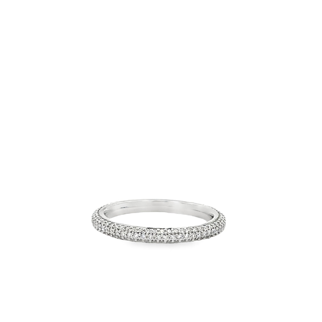 White Gold Diamond Band Ring