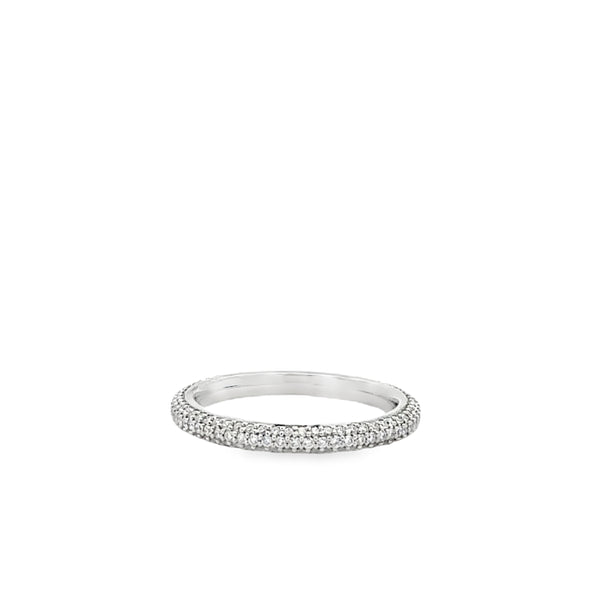 White Gold Diamond Band Ring