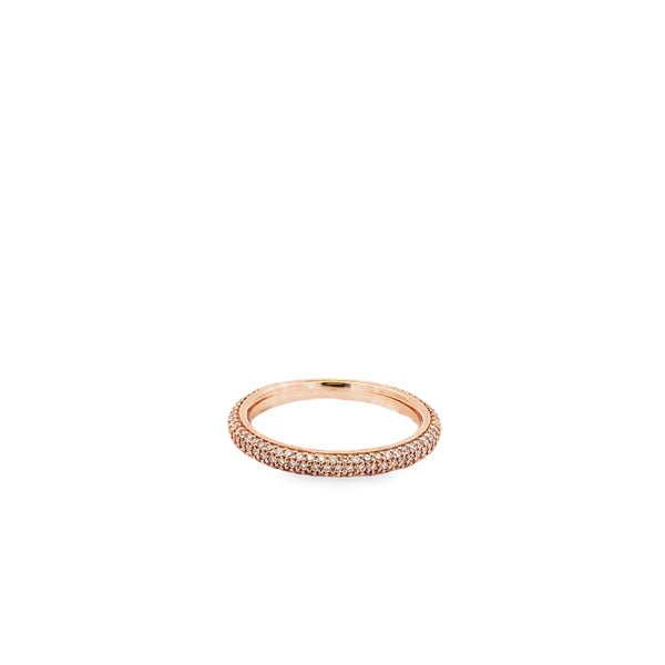 Rose Gold Diamond Band Ring
