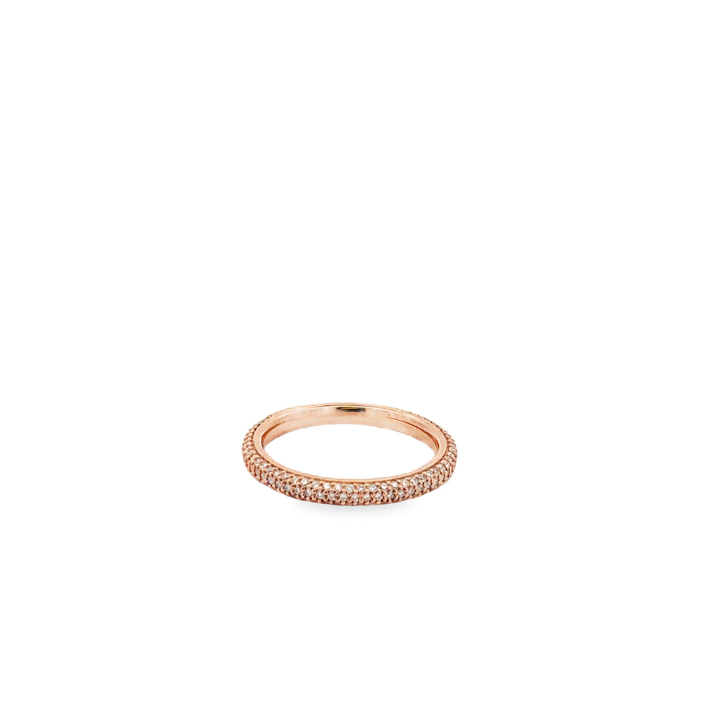 Rose Gold Diamond Band Ring