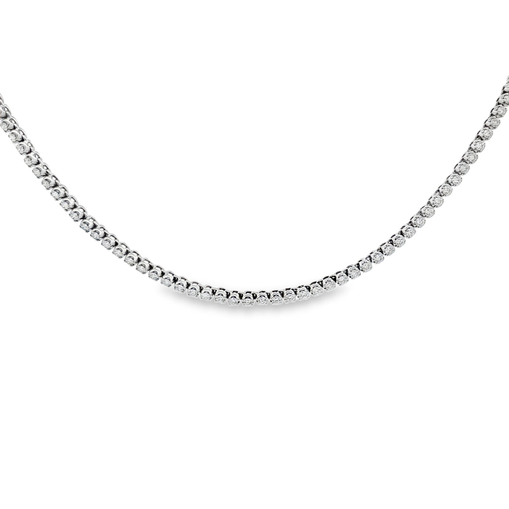 Diamond Tennis Necklace By Gioielli di Valenza