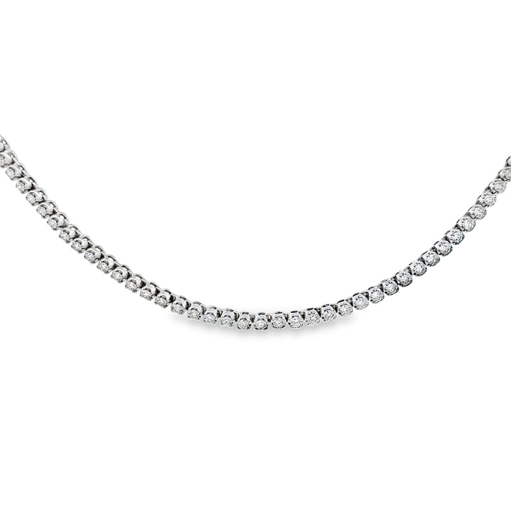 Diamond Tennis Necklace By Gioielli di Valenza