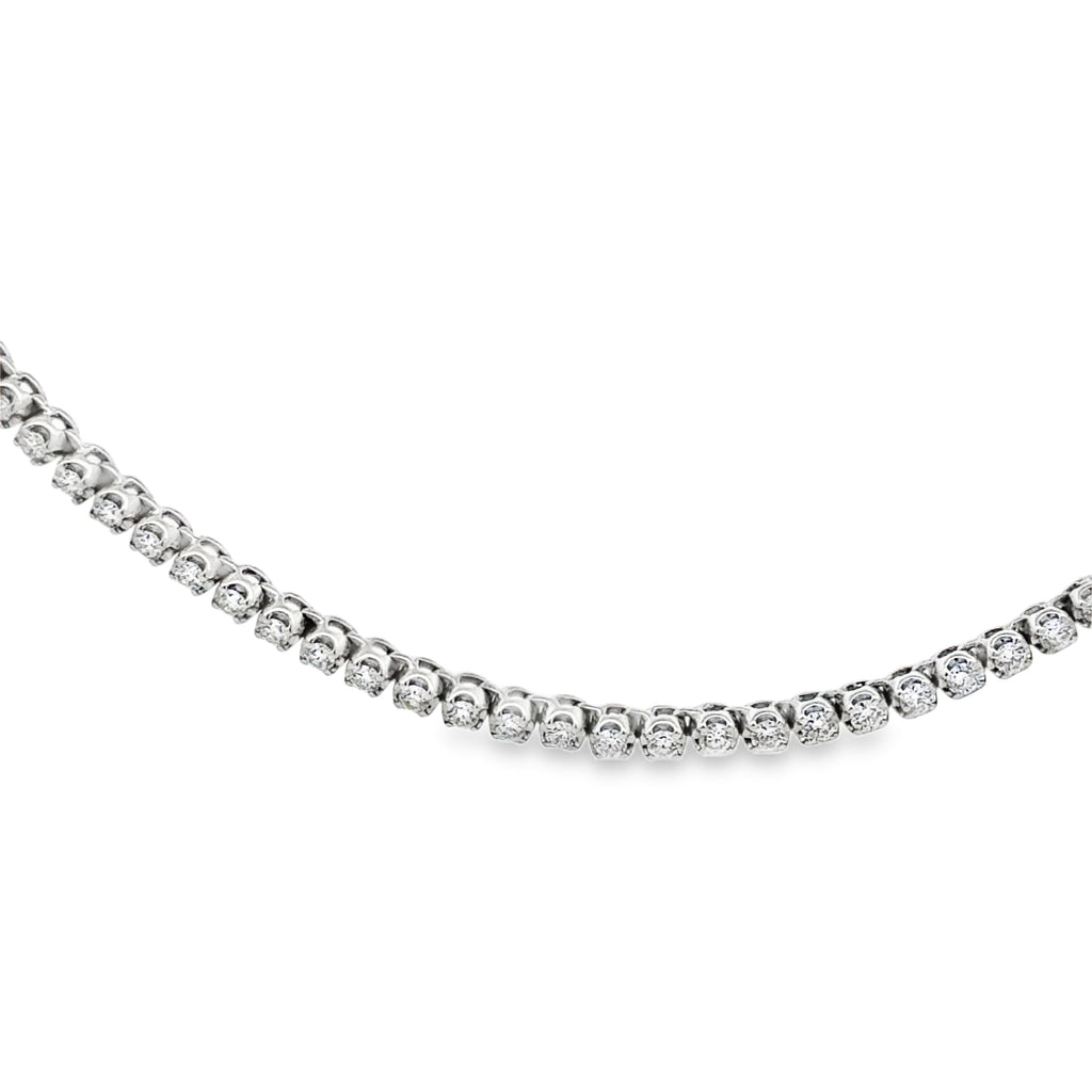 Diamond Tennis Necklace By Gioielli di Valenza