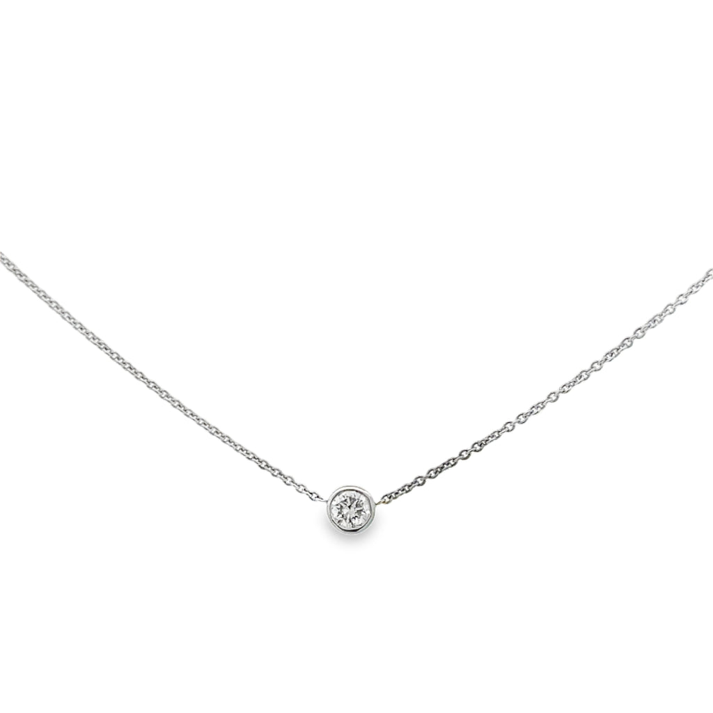 Single Diamond Necklace