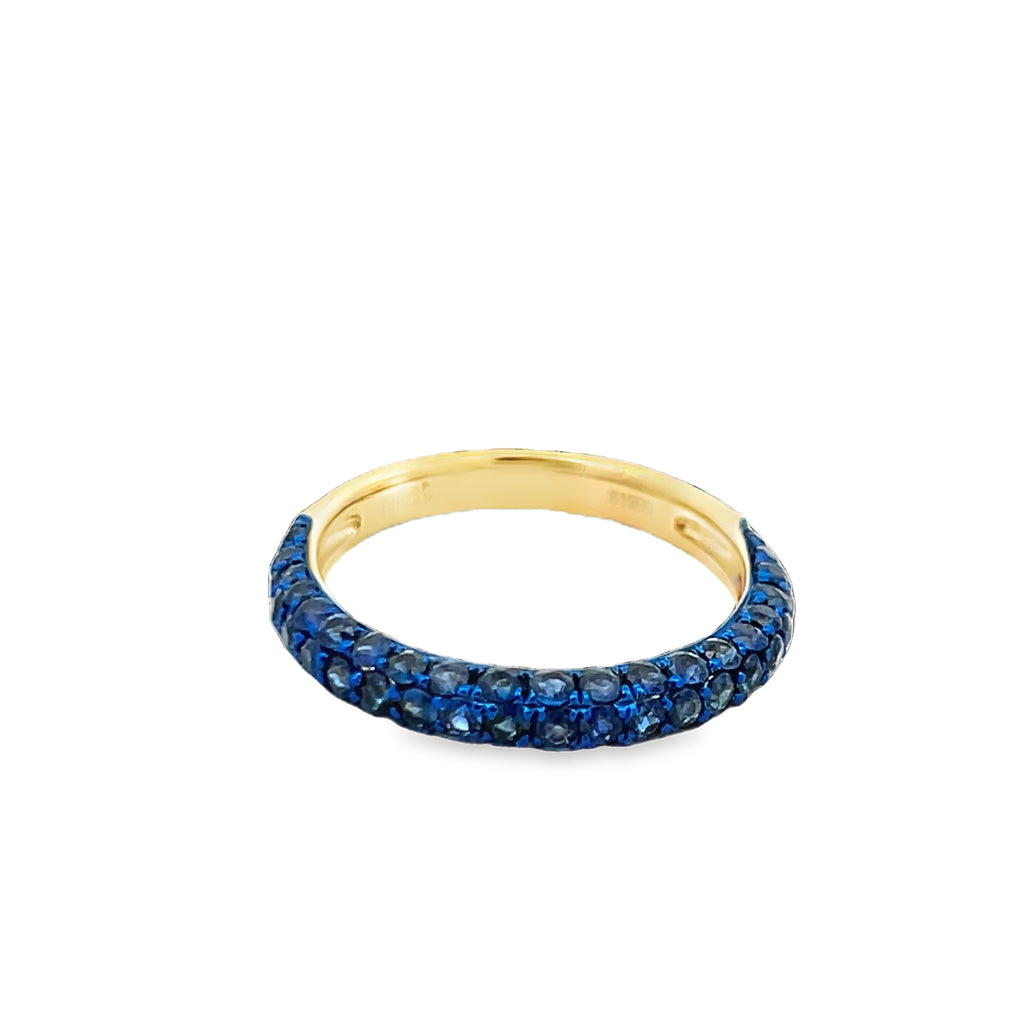 Sapphire Gold Band