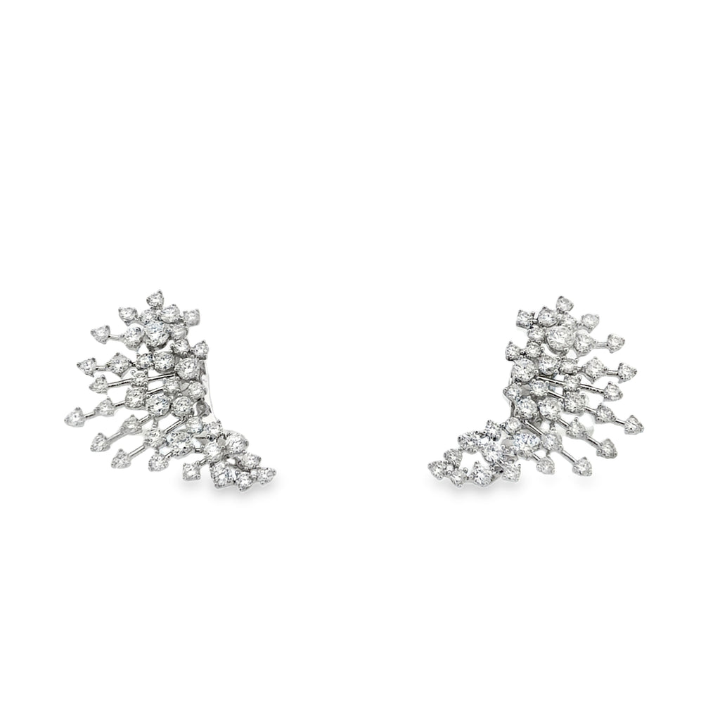 Diamond Wing Earrings