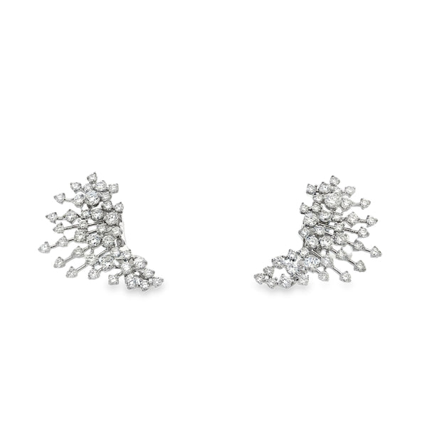 Diamond Wing Earrings