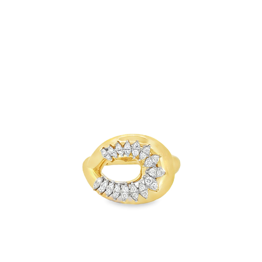 Gold Dia Ring