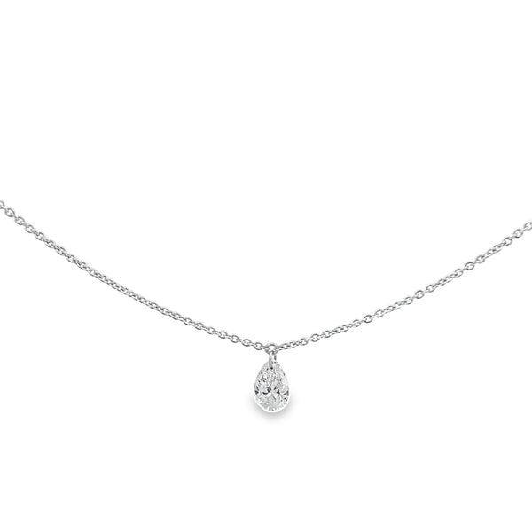 Diamond Drop Necklace By Crivelli